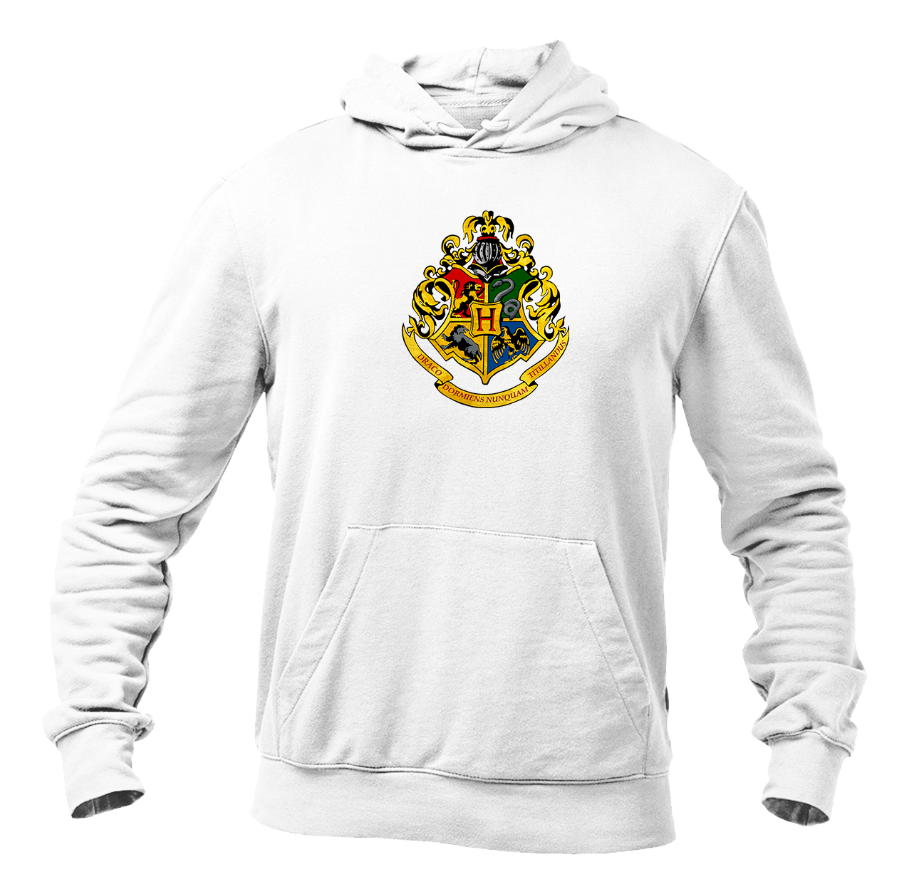 Men's Hogwarts Emblem Harry Potter Movie Pullover Hoodie