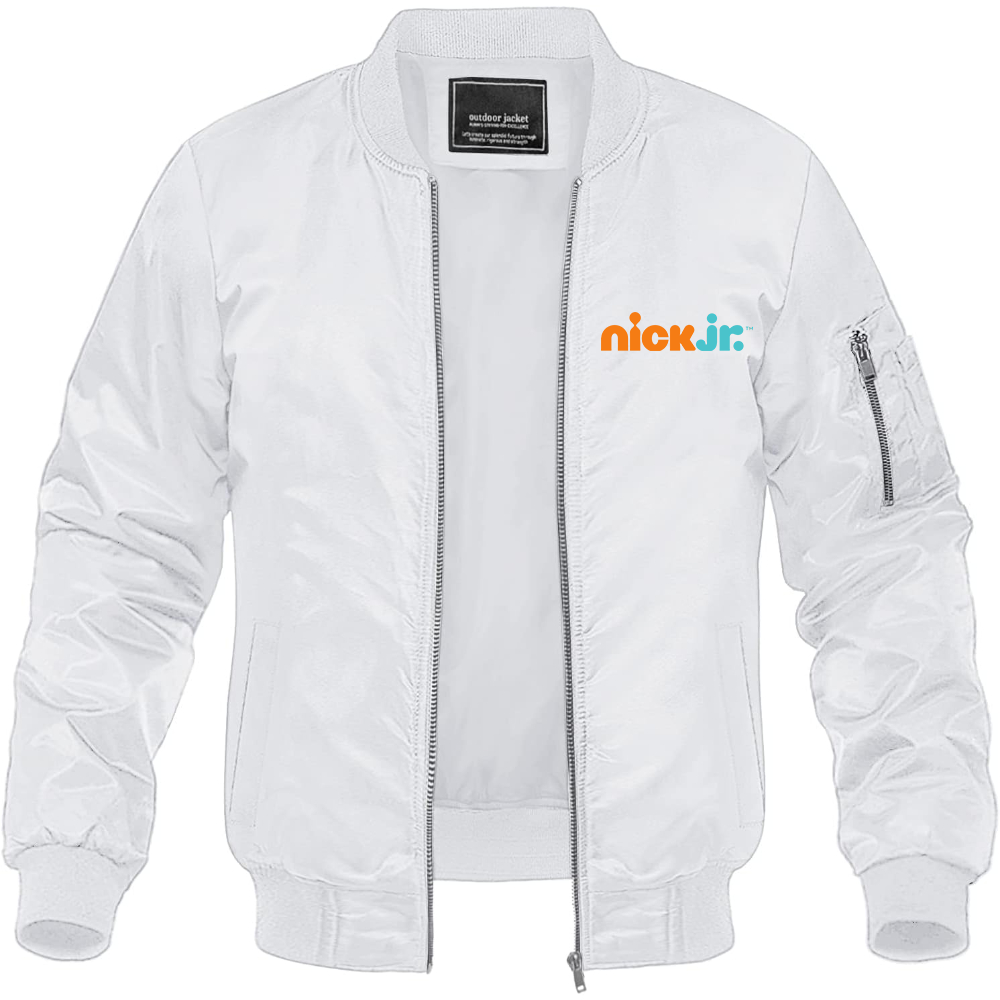 Men's Nick Jr Movie Show Lightweight Bomber Jacket Windbreaker Softshell Varsity Jacket Coat