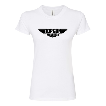 Women's Top Gun Maverick Movie Round Neck T-Shirt