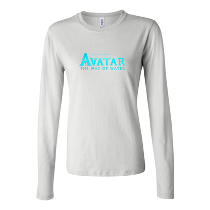 Women's James Cameron Avatar Movie The Way of Water Long Sleeve T-Shirt