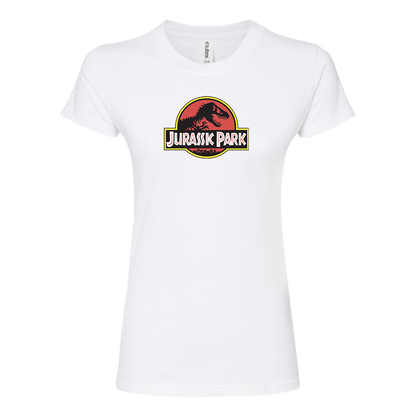 Women's Jurassic Park Movie Round Neck T-Shirt