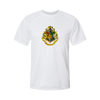 Men's Hogwarts Emblem Harry Potter Movie Performance T-Shirt