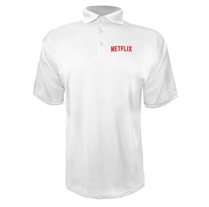 Men's Netflix Movie Show Polyester Polo