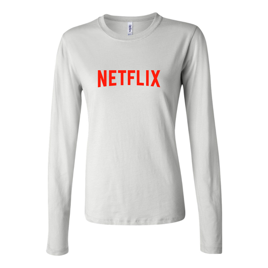 Women's Netflix Movie Show Long Sleeve T-Shirt