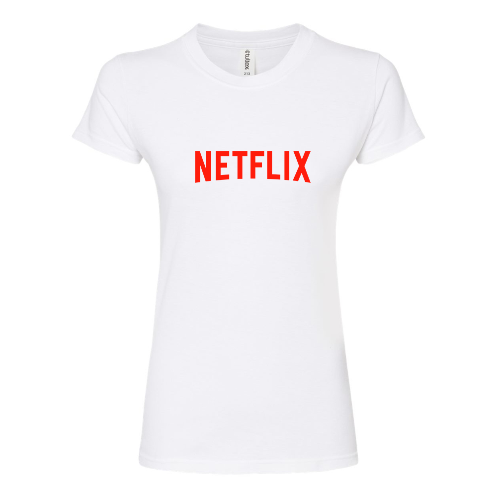 Women's Netflix Movie Show Round Neck T-Shirt