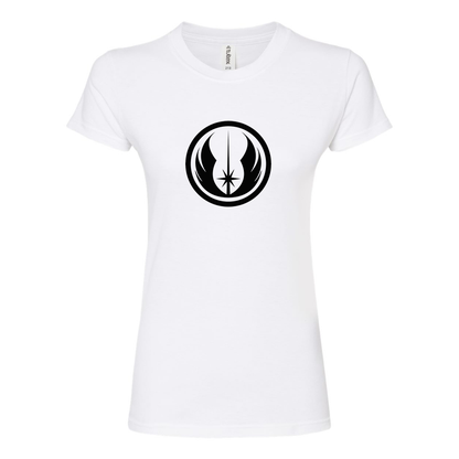 Women's Jedi Star Wars Movie Round Neck T-Shirt