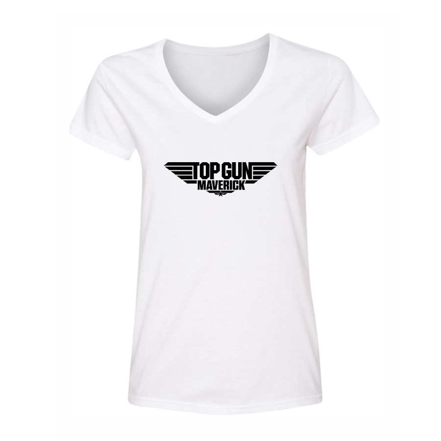 Women's Top Gun Maverick Movie V-Neck T-Shirt