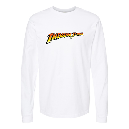 Youth Kids Indiana Jones Movie Long Sleeve T-Shirt