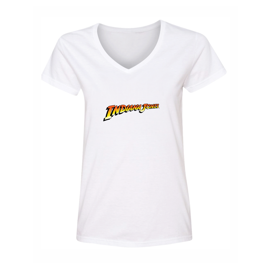 Women's Indiana Jones Movie V-Neck T-Shirt